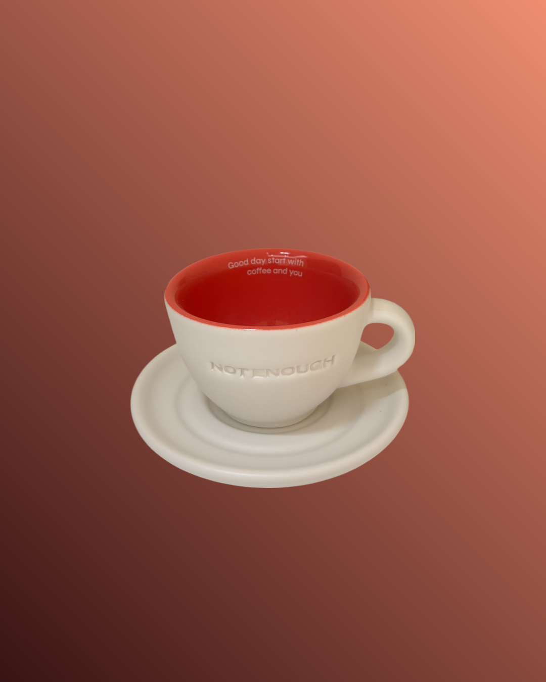 Flat White Cup 150ml - White