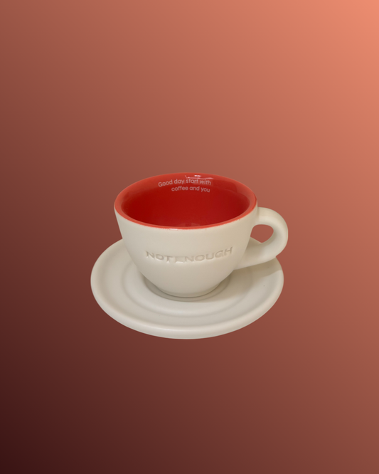 Flat White Cup 150ml - White